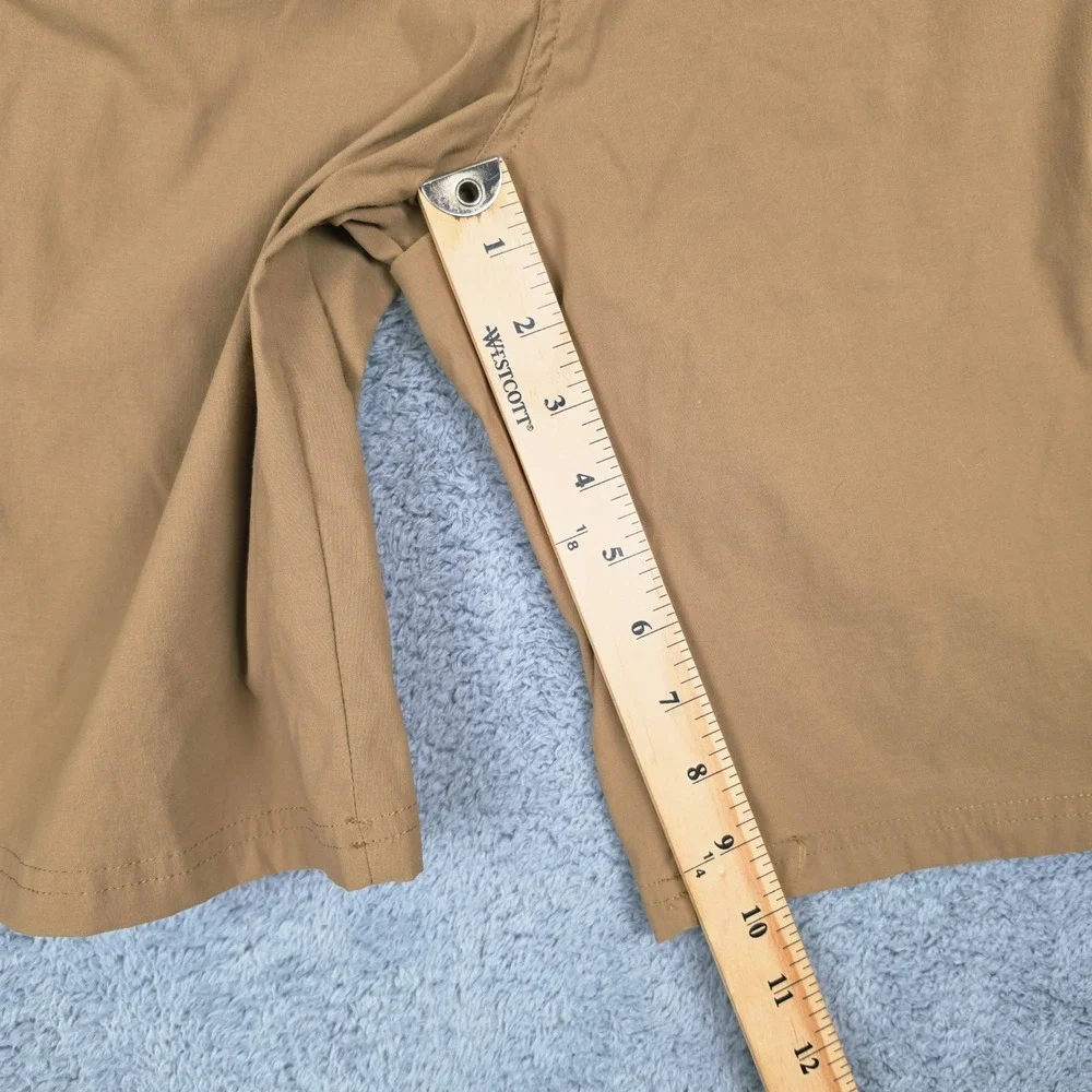 Orvis Cargo Shorts Mens 34 Grey Tan Lot of 2 Stretch Hiking Outdoor Utility Belt